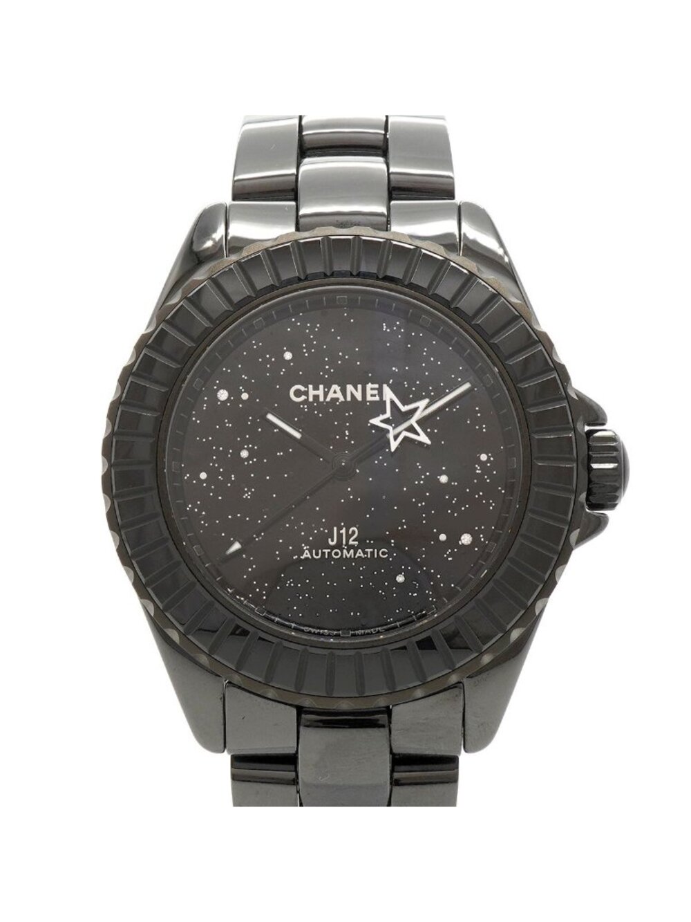 Chanel J12 Interstellar Calibre 12.1 Black Dial Watch